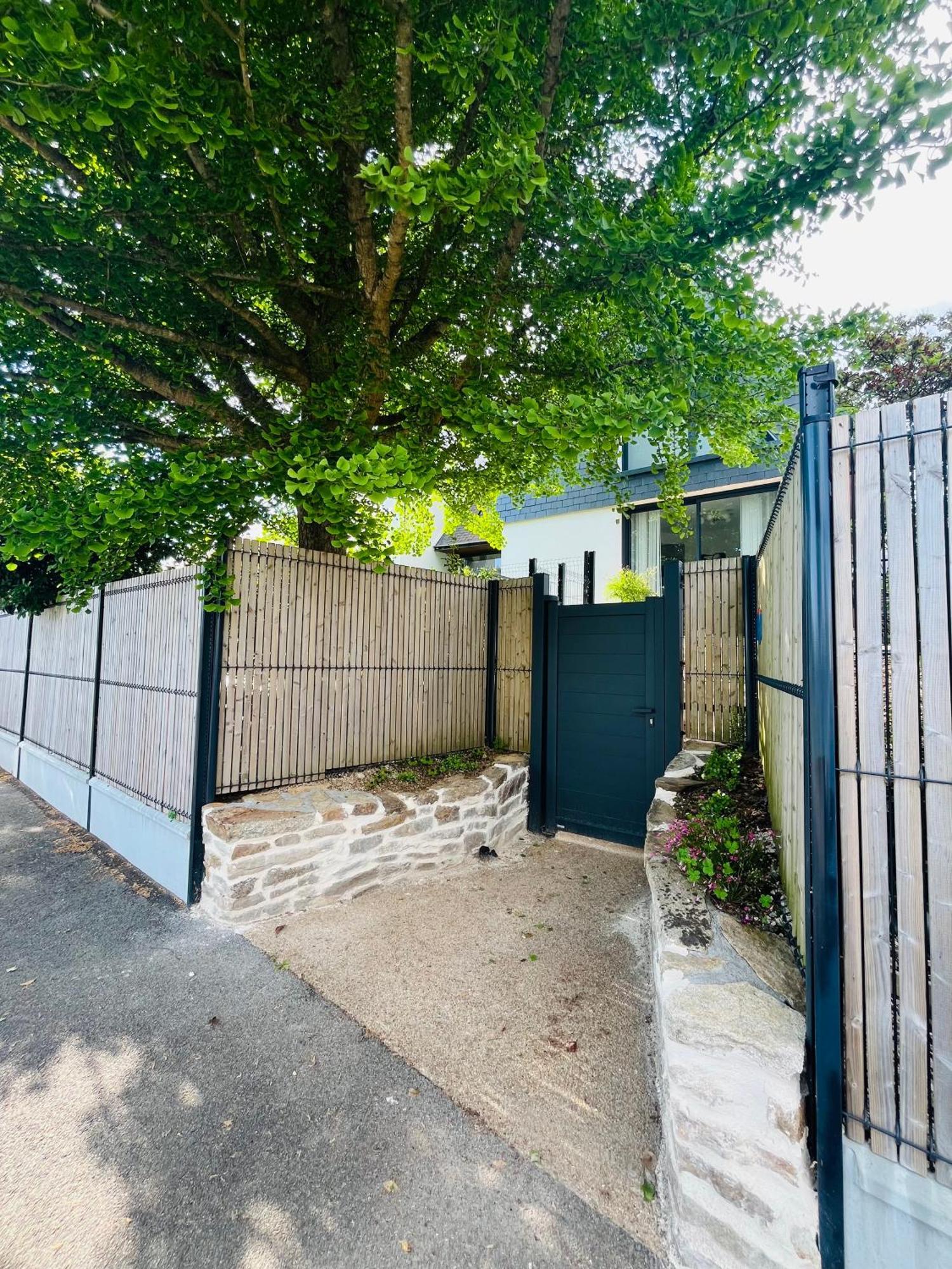 Ferienwohnung Au Jardin Ginkgo Quimper Exterior foto